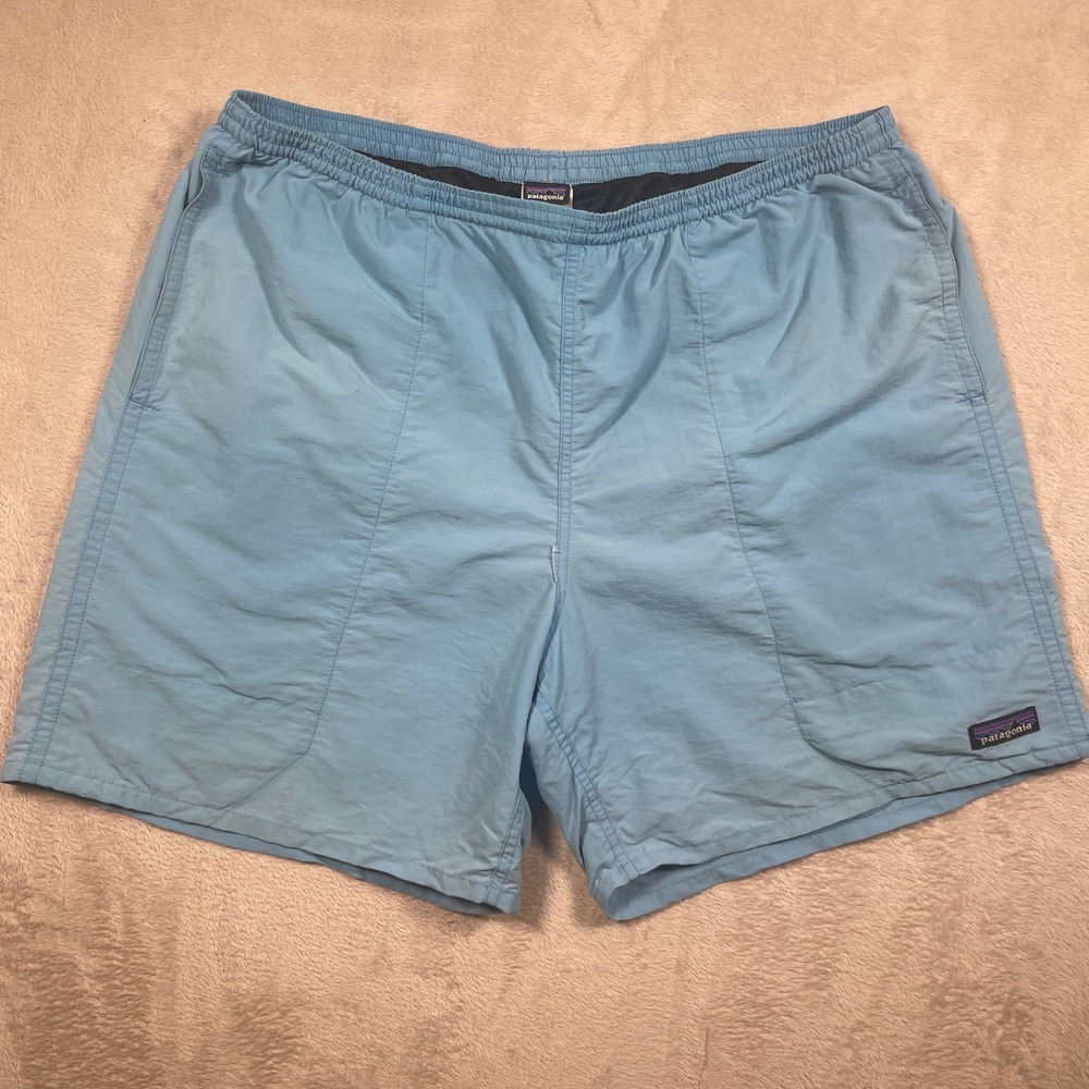 Patagonia Shorts Baggies Lights 7in Mens L Sky Blue Ripstop versatile